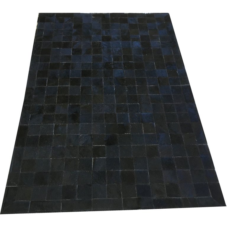 Tapete de Couro Preto 1,00x1,50 com Bordas