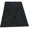 Tapete de Couro Preto 1,00x1,50 com Bordas - 1
