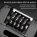 Ver imagem 6 de Trava de Disco Freio Antifurto Senha Moto Motocicleta Bike Bicicleta Cadeado Segurança Proteçao Resi