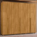 Ver imagem 2 de Guarda Roupa Casal Volpi 6 Portas Mdf 278 Cm Cumaru Madetec