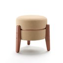 Ver imagem 1 de Puff 2 em 1 Mesa Lateral Tc: Linho Bege