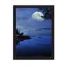 Quadro Decorativo Noite de Lua Cheia no Lago - 2