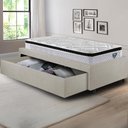 Ver imagem 3 de Base Box Cama Solteiro Sapateira e Colchão Cama Inhouse