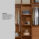Ver mais imagens de Guarda Roupa Casal 6 Portas e 6 Gavetas Equador - Nogueira Touch