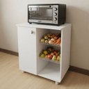 Ver imagem 7 de Balcão Fruteira 1 Porta 2 Aramados BF3205 Branco