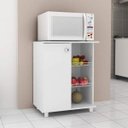 Ver imagem 1 de Balcão Fruteira 1 Porta 2 Aramados BF3205 Branco
