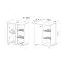Ver imagem 5 de Balcão Fruteira 1 Porta 2 Aramados BF3205 Branco