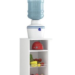 Balcão Fruteira Aberto 2 Aramados BF3206 Branco - 6 Balcão Fruteira Aberto 2 Aramados BF3206 Branco - 6