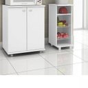 Ver imagem 7 de Balcão Fruteira Aberto 2 Aramados BF3206 Branco