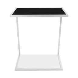 Mesa de Apoio Lateral para Sofá Belfast Branco e Preto - 3