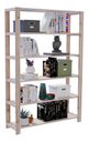 Ver imagem 1 de Prateleiras Organizadoras Treliça Moderna p/ Livros Technox Marrom