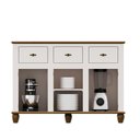 Ver imagem 4 de Balcão Buffet Retrô 3p 3g Off White-nogueira Aparador