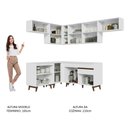 Ver imagem 7 de Armário de Cozinha Completa de Canto 402cm Branco 03 Branco