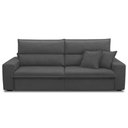 Ver imagem 2 de Sofá Retrátil Reclinável para Sala 4 Lugares 280cm Senzi F04 Veludo Cinza Escuro - Lyam Decor