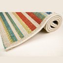 Ver imagem 3 de Passadeira 0,66 X 1,20m Geométrica Sisal Boho Egípcio Oslo Aurora - 01