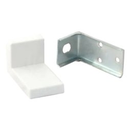 20 Cantoneira de Fixação para Moveis com Capa Branca 45 Kg - 5