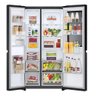 Geladeira Smart Lg Side By Side Inverter 647l Black Inox Gc-v257sqv - 127v - 2