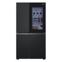 Ver imagem 1 de Geladeira Smart Lg Side By Side Inverter 647l Black Inox Gc-v257sqv - 127v
