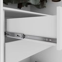 Ver imagem 4 de Guarda-Roupas Casal Alonzo 6 Portas 4 Gavetas s/ Espelho 100% MDF c/ Pés - Lp - Rei de Casa Branco