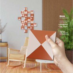 Geométrico Pele de Girafa - Quadros ou Placas Modulares com 24 Peças - 3