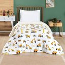 Ver imagem 2 de Coberdrom Cobertor Lutti Solteiro Quarto Cama Infantiil Sherpa Manta Toque Lã de Carneiro Trator