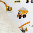 Ver imagem 5 de Coberdrom Cobertor Lutti Solteiro Quarto Cama Infantiil Sherpa Manta Toque Lã de Carneiro Trator