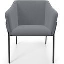 Ver imagem 6 de Kit 2 Cadeiras para Sala de Jantar Estar Living Olívia L02 Suede Cinza - Lyam Decor