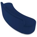 Ver imagem 7 de Sofá 3 Lugares Curvo Sala de Estar Living Cancún D02 Veludo Azul Marinho 180 cm C-304 - Lyam Decor