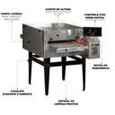 Ver imagem 4 de FEI5038 Assador Industrial em Esteira para Pizzas de 50cm Elétrico Trifásico 380V