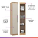 Ver imagem 3 de Armário Guarda Roupa Modulado Vertical 1 Porta 218cm Carvalho