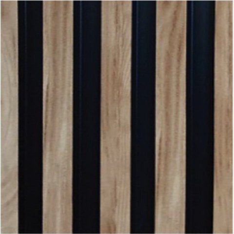 Painel Ripado em Placa 12,22x285cm (1,73m²) WPC Branco/Legno Casa Grassi