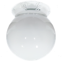 Ver imagem 1 de Plafon Colonial Chapa Branco Globo Leitoso 10x20 Retrô