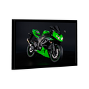 Ver imagem 1 de Quadro Kawasaki Ninja Verde -- BR ARTES