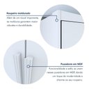 Ver imagem 6 de Guarda-roupa 6 Portas 5 Gavetas Áries