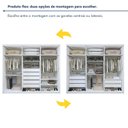 Ver mais imagens de Guarda-roupa 6 Portas 5 Gavetas Áries