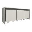 Ver imagem 3 de Mesa Organizadora de Brinquedos com 3 Baús 100% Mdf Plancasa Off White