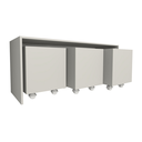 Ver imagem 5 de Mesa Organizadora de Brinquedos com 3 Baús 100% Mdf Plancasa Off White