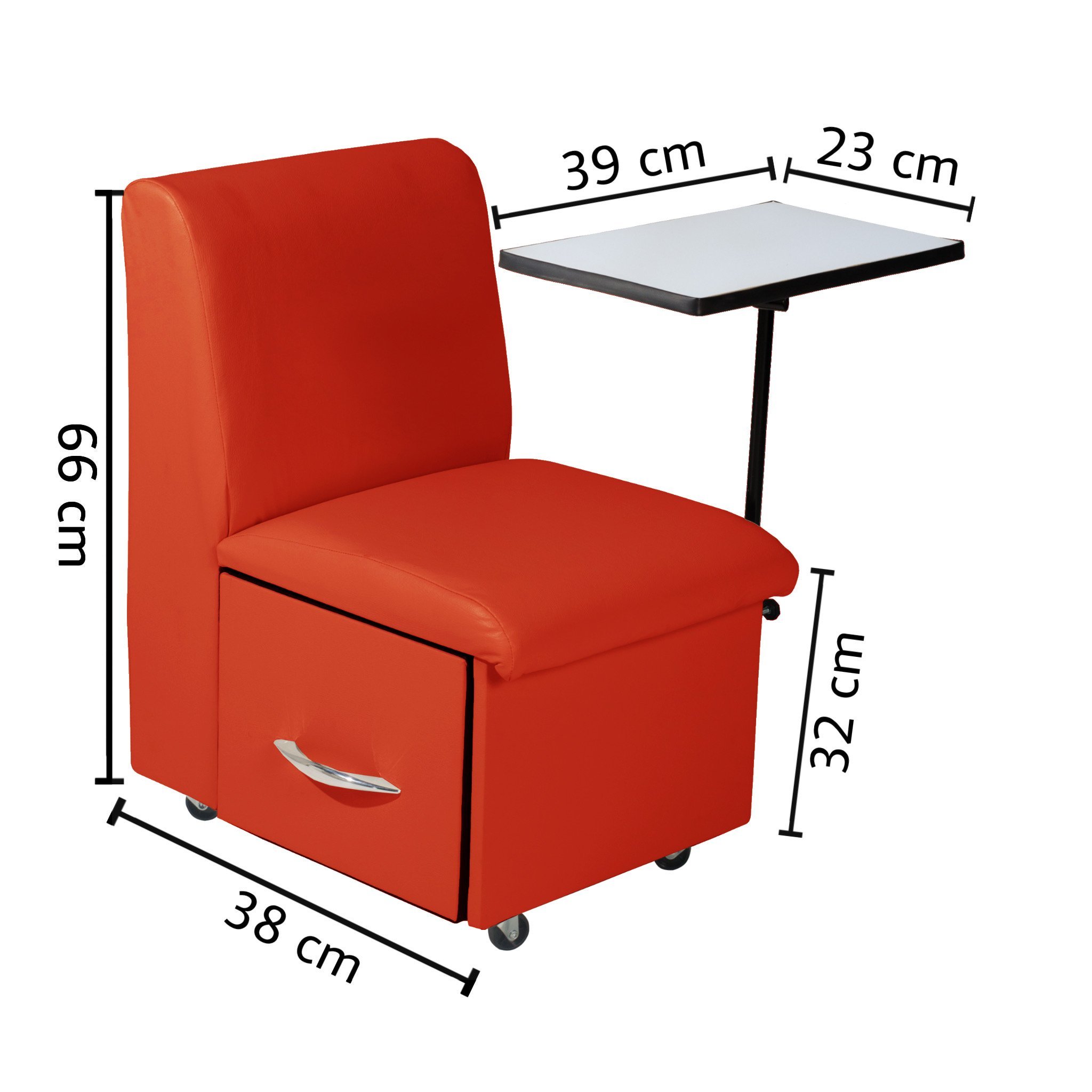 Cadeira Cirandinha de Manicure Vermelha - 2