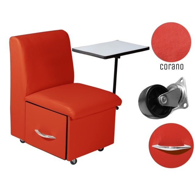 Cadeira Cirandinha de Manicure Vermelha - 3
