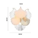 Ver imagem 3 de Arandela Nordecor Musche E14 Bivolt Ouro Brilho 2907