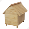 Casinha de Cachorro De Madeira Sem Pintura Simples Extra Gigante n7 - 7