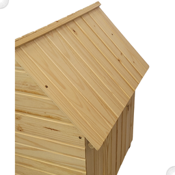 Casinha de Cachorro De Madeira Sem Pintura Simples Extra Gigante n7 - 8