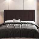 Ver imagem 2 de Cabeceira Cama Box Casal Queen Size Luxor 160cm com Tachas e Frame Corano Marrom - Abmaza