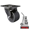 Ver imagem 1 de Rodizio Industrial 50 Mm Roda Nylon S/freio 350 Kg