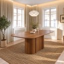 Ver imagem 2 de Mesa de Jantar 6 Lugares sem Vidro 184cm Kalina Canella