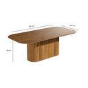 Ver imagem 3 de Mesa de Jantar 6 Lugares sem Vidro 184cm Kalina Canella