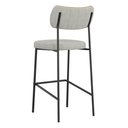 Ver imagem 5 de Kit 04 Banquetas Altas Cozinha Lila com Encosto Couríssimo Whisky Linho Cinza - Desk Design