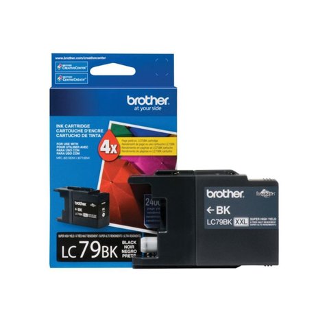 Cartucho de Tinta Brother Lc79 Bk Preto | Brother Mfc-j5910dw Mfc-j6510dw Mfc-j6710dw
