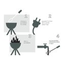 Ver imagem 2 de acendedor de churrasqueira elétrico - 220v