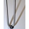 Conjunto de Pés de Mesa Hairpin Legs 70cm Altura Cor Prata - 3